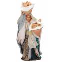 Santon Napolitain 08 Cm Femme avec paniers de pains 2021