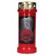 Bougie 6J / CD / rouge / Ange + rose
