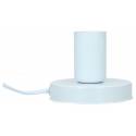 Socquet métal pour lampe-croix E27 - blanc