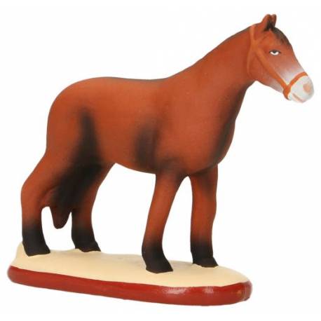 Santon Gateau 7 Cm Paard bruin of wit 