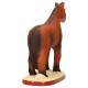 Santon Gateau 7 Cm Cheval brun ou blanc