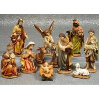Personnages de crèche de Noël - 11 figurines de 12 cm