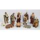 Personnages de crèche de Noël - 11 figurines de 9 cm