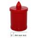 Lampe De Cimetiere Livree Sans Batteries (2Aa) 10 X 7 Cm