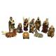 Kerstgroep van 11 figuren - 12 cm 