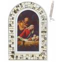 Cadre Vitrail - 8.5 X 13.5 cm - Nativité