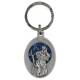 Porte-Clefs - St Christophe 45 X 32 mm - Email Bleu