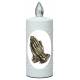 Lampe de cimetière mains priantes avec 2 piles AA incluses