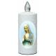 Lampe de cimetière Vierge priante avec 2 piles AA incluses