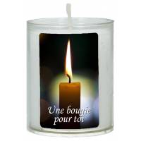 Bougie de circonstance 65 x 50 mm - Une bougie pour toi