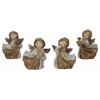 Ange 6 cm - 4 / set - 12 / bte