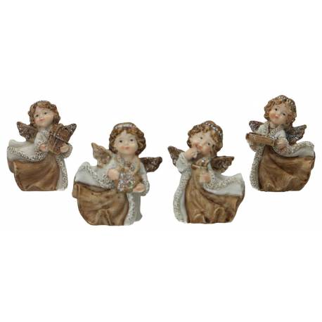 Ange 6 cm - 4 / set - 12 / bte