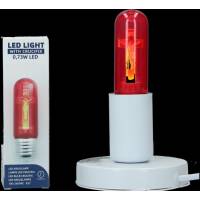 Socquet en métal blanc avec lampe croix LED E27