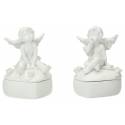 Doos / Hart met engel zittend 3 / set 