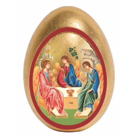 Ei op voet Drievuldigheid van 7.5 cm (15 cm met de voet) 