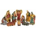 Kerstgroep van 11 figuren - 09 cm 