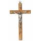 Croix murale 16 cm Bois d'olivier