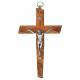 Croix murale 13 cm Bois d'olivier