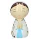 Statue Vierge Marie 10 x 5 cm en bois