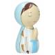 Statue Vierge Marie 10 x 5 cm en bois