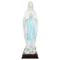 Lourdes 25 cm "marmerstof" 