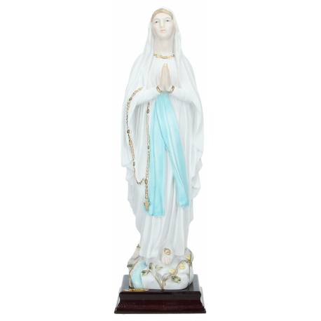 Lourdes 25 cm "poussière de marbre"