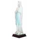 Lourdes 25 cm "marmerstof" 