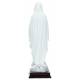 Lourdes 25 cm "marmerstof" 