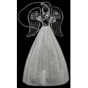 Ange verre brillant 11.5 cm