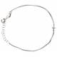 Bracelet argent avec croix