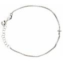 Bracelet argent avec croix