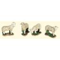Schaap van 05 cm hoog (4 modellen) 