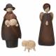 Personnages de crèche de Noël - 11 figurines de 15 cm