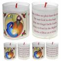 Set de 4 bougies - Noël - texte 5 langues