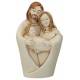 Hele kleine Heilige Familie in albaster met gouden rand 6.5 x 4.5 x 3.5 cm 