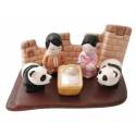 Crèche de Noël en terre cuite - "Crèche du monde" Chine