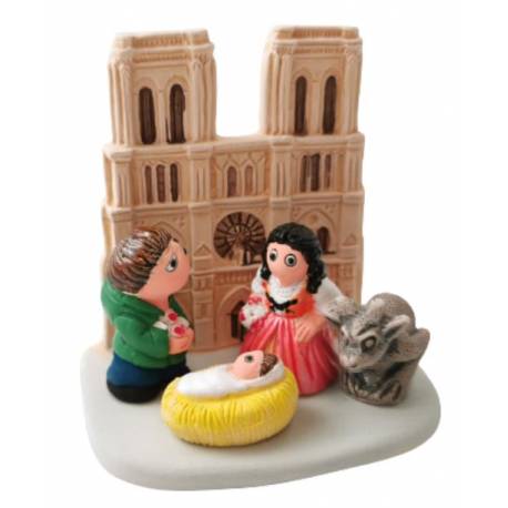 Crèche de Noël en terre cuite - "Crèche du monde" Paris