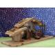 Kerstset : stal (38 x 15 x 13 cm) met 5 figuren 9 cm 