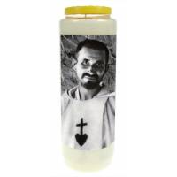 Noveenkaars / wit / H. Charles de Foucauld 