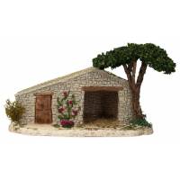 Décor pour santons de Provence Bergerie