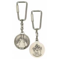 Porte-Clefs - Enfant Jésus de Prague - 26 mm