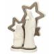 Heilige Familie in hars met ster decor 14 cm 