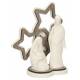 Heilige Familie in hars met ster decor 14 cm 