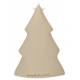 Heilige Familie in hars in met beige kerstboom (10 x15 cm) 