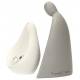 Heilige Familie in hars wit en grijs 12 x 9 cm 2 stuks 