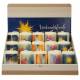 Display bougies de Noel 60X50 mm 5 motifs x 10 bougies
