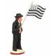 Santon Gateau 7 Cm Porte-drapeau 