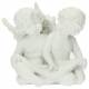 Couple d'anges assis 13 x 10 x 12cm