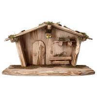 Houtsnijwerk Stal 45 X 24 X 27 Fig. 15 Cm/Gekleurd 