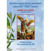 Prières pour les réunions du 29 - Oeuvre de Saint Michel Archange à Pétralia Sottana 
